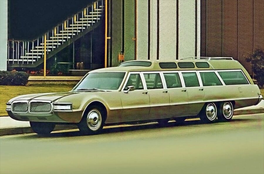 Oldsmobile/American Quality Coach Jetway 707. Bisnesluokka maksimissaan