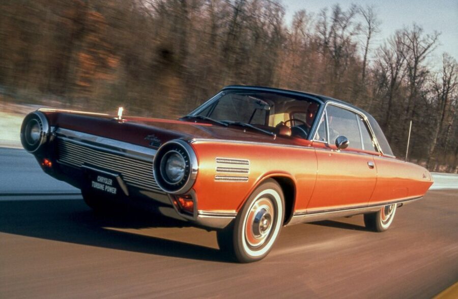 Chryslerin turbiiniauto. Kaasuturbiinimoottori tequilalla!